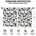 thumbnail image 2 of Blackout Kids Curtains,Gray Camo Shark Silhouette Pattern Childrens Insulated Curtains Set Of 2,Bedroom Essentials,Toddler Room Decor 42"x54", 2 of 5