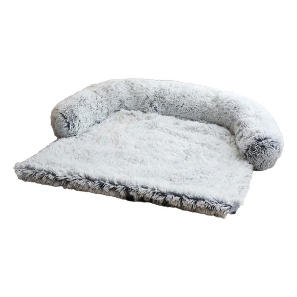 Plush Pet Sofa Bed, Comfy Dog Mat Sofa Warm Pet Kennel, Washable Dog