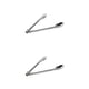 thumbnail image 4 of Billuyoard Pinzas de acero inoxidable para barbacoa Plata 22cmx17cm 2piezas, 4 of 6