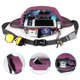 thumbnail image 4 of Bolso de pecho para hombre Senderismo al aire libre, correr, riñonera deportiva Bolso multifuncional para correr a prueba de salpicaduras y ociopúrpura, 4 of 6