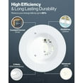 thumbnail image 4 of Kit de luz LED empotrable Sunco de 4" 11 W 660 lm regulable CCT, 4 of 6