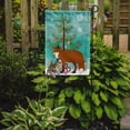 thumbnail image 2 of Caroline's Treasures BB9243GF Red Fox Christmas Flag Garden Size , Small, multicolor, 2 of 3