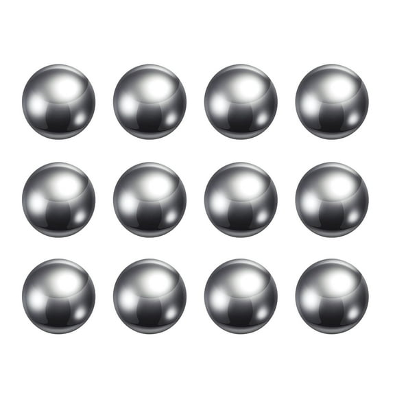 Uxcell Precision Balls 9/16" Diameter G10 Chrome Steel Ball for Bearings, Silver 12 Pack