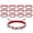 Red, variant on O 12 Pieces Saint Benedict Prayer Bracelets Adjustable Christian Symbols Handchains Inspirational Jewelry for Daily Wear