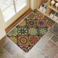 thumbnail image 4 of Moroccan Trellis Area Rug 17x30 in Elegant Taupe - Washable Non-Slip Soft & Thin - Perfect for Kitchen Bathroom Bedroom Entryway, 4 of 6