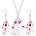 thumbnail image 3 of Bolso Hombro Con para Mujer Cruzado Halloween Cuero PU () Blanco, 3 of 8