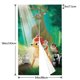 thumbnail image 4 of Cortina de puerta Bambi para entrada, cortina opaca con estampado de patrón, cortina divisoria de ambientes, tapiz para decoración del hogar, 34" de ancho x 56" de largo, 4 of 7