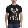 thumbnail image 3 of Mike Tshirt Ty-Son Men's T-Shirt Short Sleeve Crewneck Shirts Pure Cotton Casual Tees Novelty Shirts Black, 3 of 7
