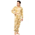 thumbnail image 3 of Skylinewears Mens Hooded One Piece Pajamas Adult Non Footed Printed Jumpsuit Sleepwear, 3 of 7