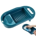 thumbnail image 2 of Clearance! Household Laundry Board Plastics Clothes Laundry Board Hand Washing Board Portable Hand Washing Clothes Tool Scrubboards Clothes Cleaning Tools for Home School Dormit One Size Blue, 2 of 6