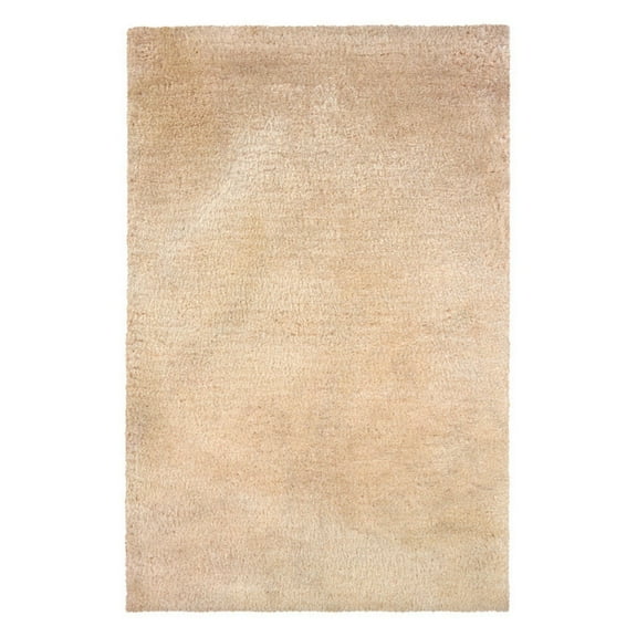 Oriental Weavers Cosmo Hand-made Shag Area Rug - 81105 - 3'3" x 5'3" - in Ivory - Plush Soft Shag, Modern Style, Hand-Made, Stain Resistant, Entrway, Bedroom Rug