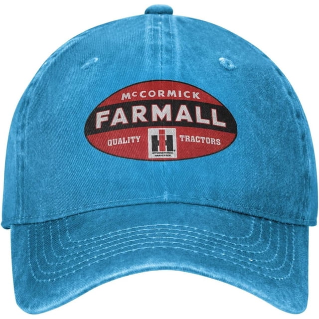 Farm-All Tractors Vintage Washed Plain Baseball Cap Distressed Dad Golf Hat for Men Women