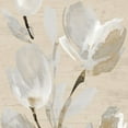 thumbnail image 2 of Loreth, Lanie 26x26 Gold Ornate Wood Framed with Double Matting Museum Art Print Titled - Neutral Tulips II, 2 of 4