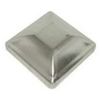 6x6 Galvanized Post Cap - Heavy Duty Metal Fence Post Cover - Decorative Post Caps for 6x6 Wood Posts - Weather Resistant Outdoor Post Protector