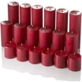 thumbnail image 3 of Richland Pillar Candles 3"x9" Red Set of 12, 3 of 4