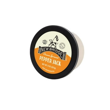 New Bridge Pepper Jack Cheese Spread, 8OZ, 12 Pack