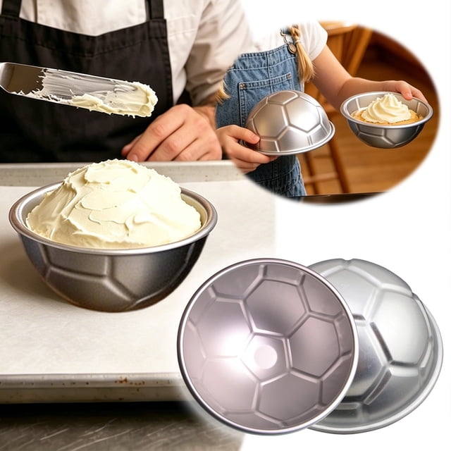 Outdor Aluminum Cake Pan Football Theme Baking For Birthday Party
