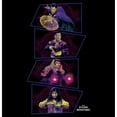 thumbnail image 2 of Women's Marvel Doctor Strange in the Multiverse of Madness Neon Panels  Graphic Tee Black Medium, 2 of 4