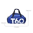 thumbnail image 3 of KCGYNP Waterproof Nylon Gym Bag,17.72x9.84x1.97 Inch,Multi-Functional Travel Backpack for Sports,Swimming,Taekwondo, 3 of 8