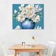 thumbnail image 2 of Shiartex Canvas Wall Art Picture 20x16in for Living Room Bedroom Fall Decor Elegant Flowers 20x16in, 2 of 3
