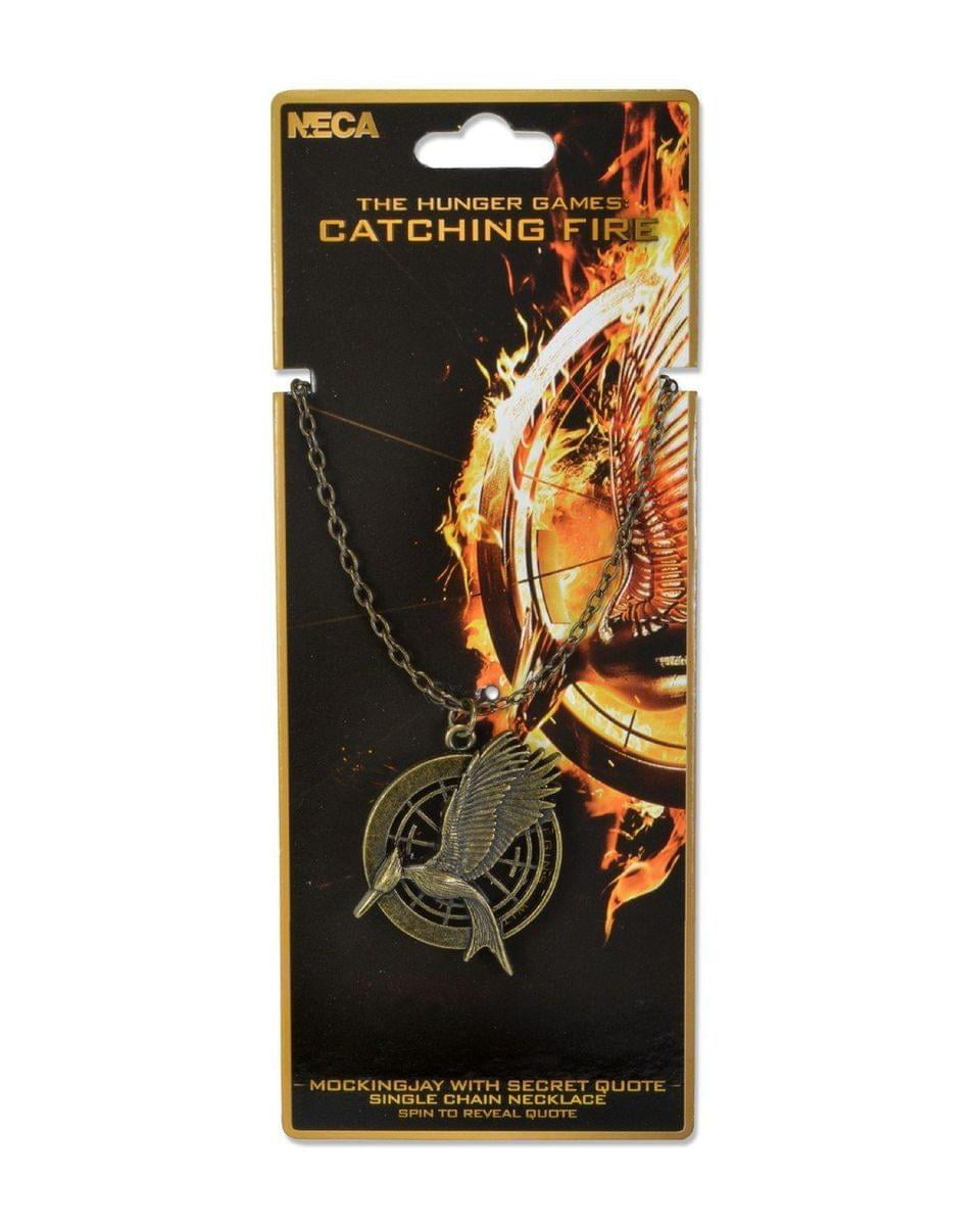 Hunger Games 2 Catching Fire Bird Necklace Pendant  Katniss Gold NEW DESIGN