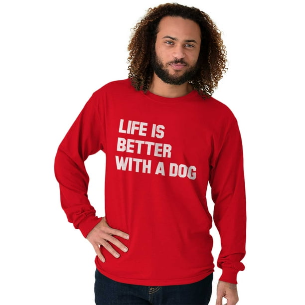Brisco Brands Animal Long Sleeve Tees Shirts TShirts Life Is Better