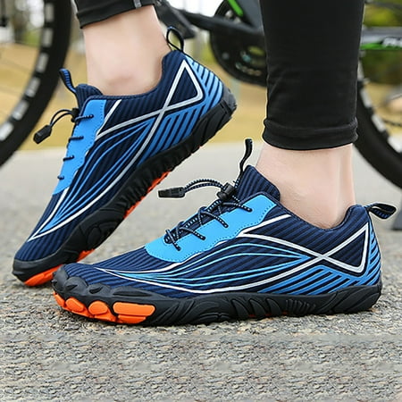 XDDST Womens Flats Comfortable Dressy New Large Size Non Slip Wading Shoes Outdoor Five Toe Hiking and Mountaineering Shoes Couples Fitness and Sports Creek Tracing Shoes Blue