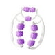 thumbnail image 4 of Masajeador de piernas de mano con 15 puntos de masaje 360 degree, herramienta de masaje profundo para muslos. Violeta, 4 of 9