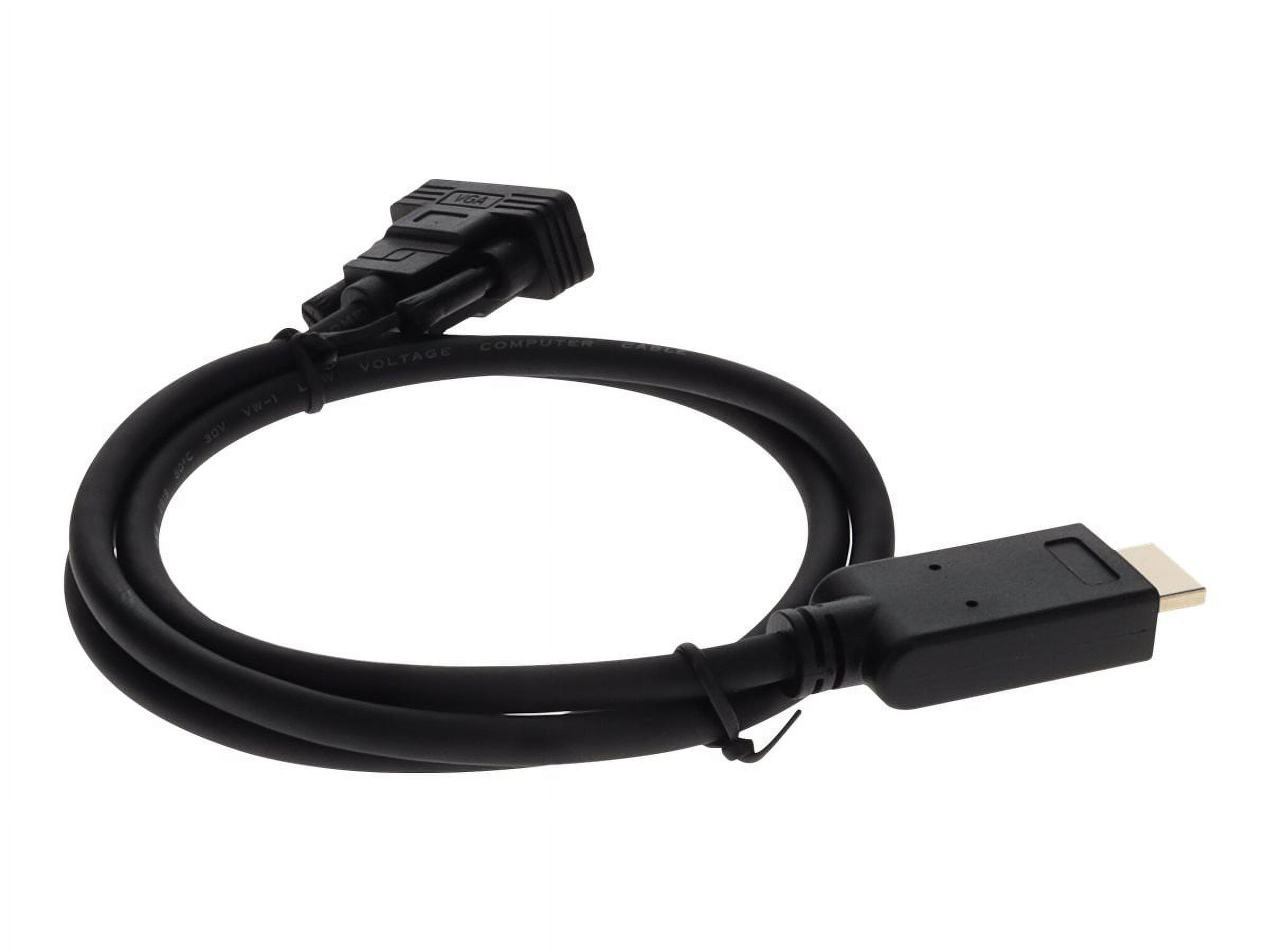 AddOn 6ft HDMI 1.3 to VGA Cable Black HDMI2VGAMM6