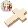 thumbnail image 4 of Zoyueyie 20pcs Unfinished Cross Cutouts Blank Wood Cutouts Unfinished Cross Shaped Wooden Pieces, 4 of 10
