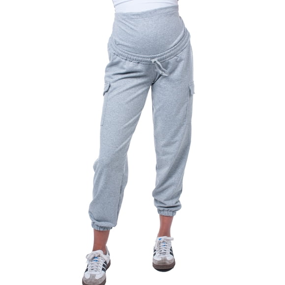 Jogger de Maternidad Casual algodón Ajustable Almacenes Mario Color Gris Talla Unitalla