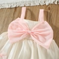 thumbnail image 4 of Otqutp Toddler Girls T Shirt Dress Little Girls Sleeveless Bowknot Ruffles Princess Dress Dance Party Dresses Clothes With Big Bow, 4 of 9