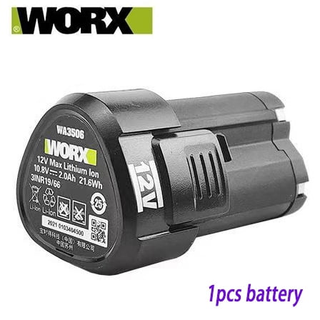 100% Original 2.0/4.0Ah para WORX Kress 12V WA3506 WU127 WU128 WU130 WU131X WU132 WU280 WX128 WX540 Batería para Herramienta Eléctrica