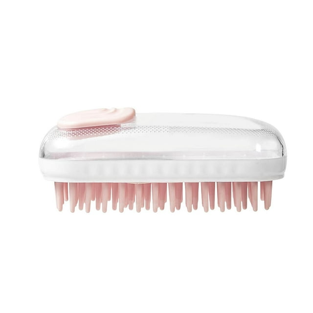 Cat And Dog Bath Brush Exfoliating Massage Soft Hair Wet And Dry With Dog Shampoo Bath Brush Hair Deep Cleaning Pointed Brush Large Dog Brush for Short Hair