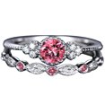 thumbnail image 2 of Flmtop 2 Pcs Bague de Doigt à Double Type Non Allergique Durable Bague Cycle de Mode pour Cadeau, 2 of 7
