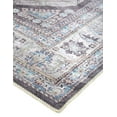 thumbnail image 4 of HomeRoots 515056 5 x 8 ft. Gray Taupe & Blue Floral Rectangle Area Rug, 4 of 8