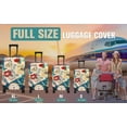 thumbnail image 6 of Luggage Cover Protector Travel Suitcase Covers Protective Skin for Carry On Baggage Fit 29-32 Inch Luggage, 6 of 6
