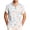White, variant on UVEASISHA Men's Beach Shirts Short Sleeve Button Down Shirt for Men Shell Starfish Printed Tropical Shirts Untucked Casual Summer Hawaiian Shirt Blue XXL