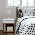 thumbnail image 3 of LimeLights White Stick Lamp with Charging Outlet and Fabric Shade, 3 of 9