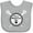 AC-Heather Grey, variant on Inktastic Future Lacrosse Star childs Boys or Girls Baby Bib