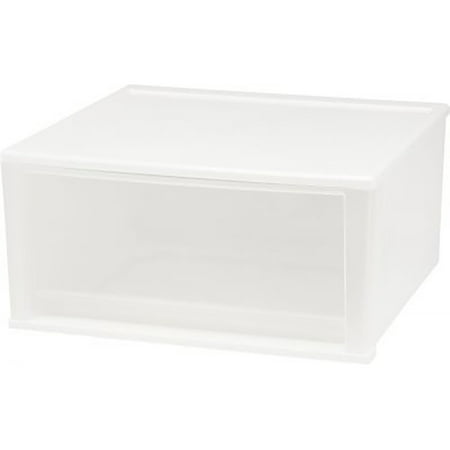 Iris Usa 7 Quart Hard Plastic Extra Large Stacking Tote Drawer