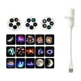 thumbnail image 2 of Uktrendzone Projector, Moon Galaxy Night Light for Bedroom | LED Starry Sky Lamp with 360 Degree Flexible Gooseneck, USB Powered Galaxy Light for Home Decor Sleep Mood Lighting(15 patterns), 2 of 9