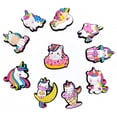 thumbnail image 2 of RV 20 Charms de Unicornio, Charms para Sandalias, Charms para Zuecos, Regalos de Navidad o Cumpleaños para Niñas y Niños Rojo Verde, 2 of 5