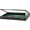 Green Felt, variant on Trade Show Display Case - Acrylic Sides Guards (Black)