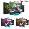 thumbnail image 5 of 5Pcs Canvas Modern Picture Wall Art Decor Home Buddha Zen Landscape Painting Unframed, 5 of 7