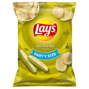 2 Pack Lay's Dill Pickle Potato Chips Party Size