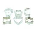 thumbnail image 4 of Metal Cookie Cutters Assorted Shapes Heart Star Moon Oven Baking Tools Lot of 24, 4 of 4