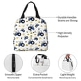 thumbnail image 2 of Kdxio Tractor And Vehicle Print Insulated Lunch Bag,Reusable Tote Lunch Box for Women Men,Leakproof Cooler Lunch Bags for Work Office Travel Picnic, 2 of 6
