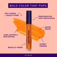 thumbnail image 4 of Lápiz labial UNICORN SNOT Liquid Metal Paint BLAZE Orange, 4 of 7