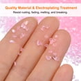 thumbnail image 4 of Uxcell 200g Crushed Glass Chips 1-3mm Irregular Broken Sprinkles Chunky Glass for Crafts DIY Vase Filler, Pink, 4 of 6